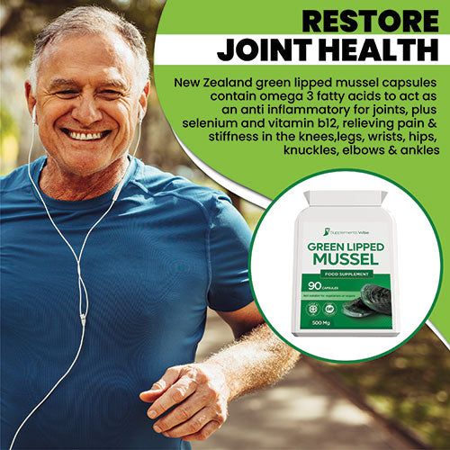 Green Lipped Mussel Capsules 90 x 500mg