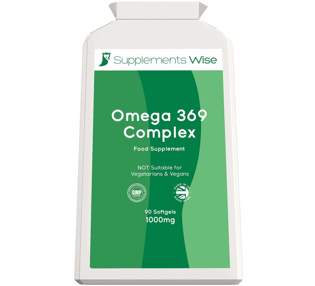 Omega 3 6 9 Softgel Capsules 90 x 1000mg
