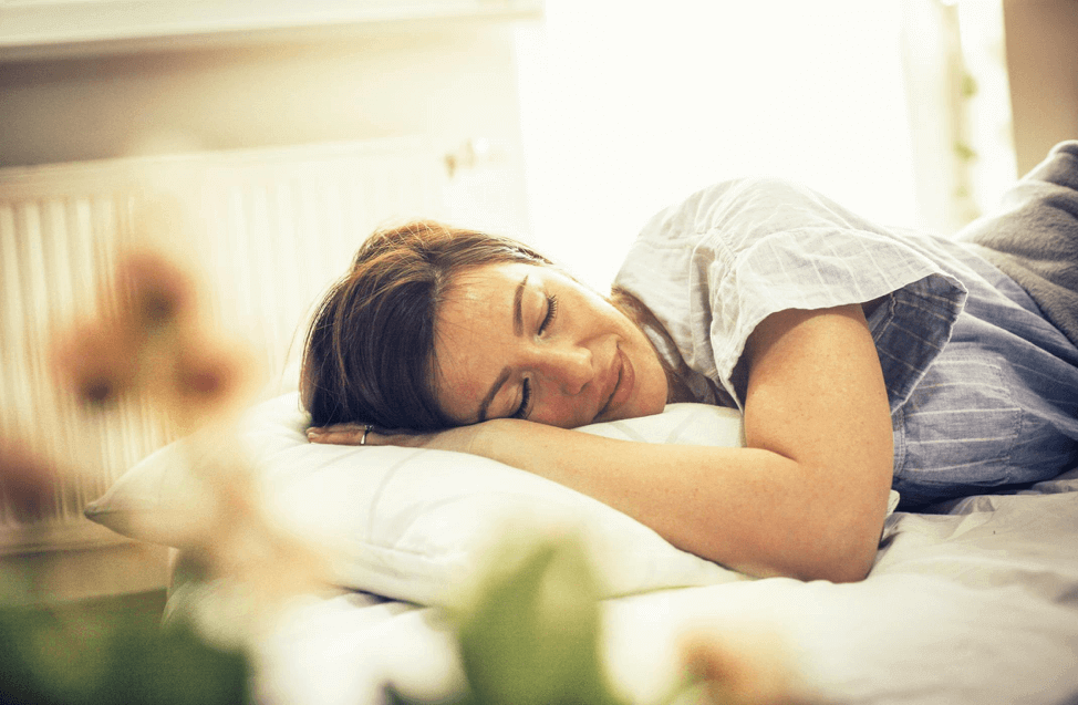 woman sleeping