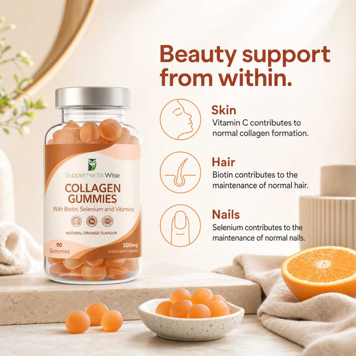 Collagen Complex 90 Gummies Natural Orange Flavour