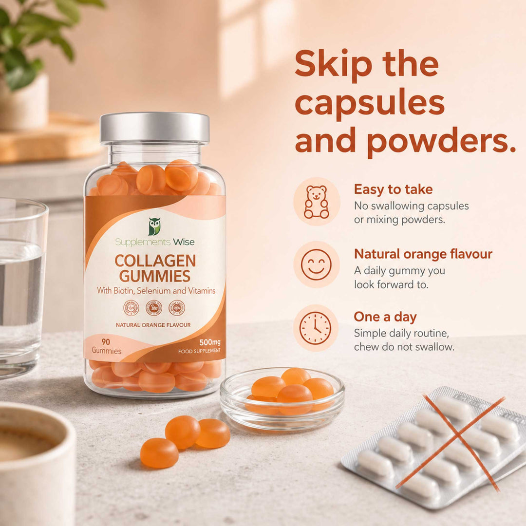 Collagen Complex 90 Gummies Natural Orange Flavour