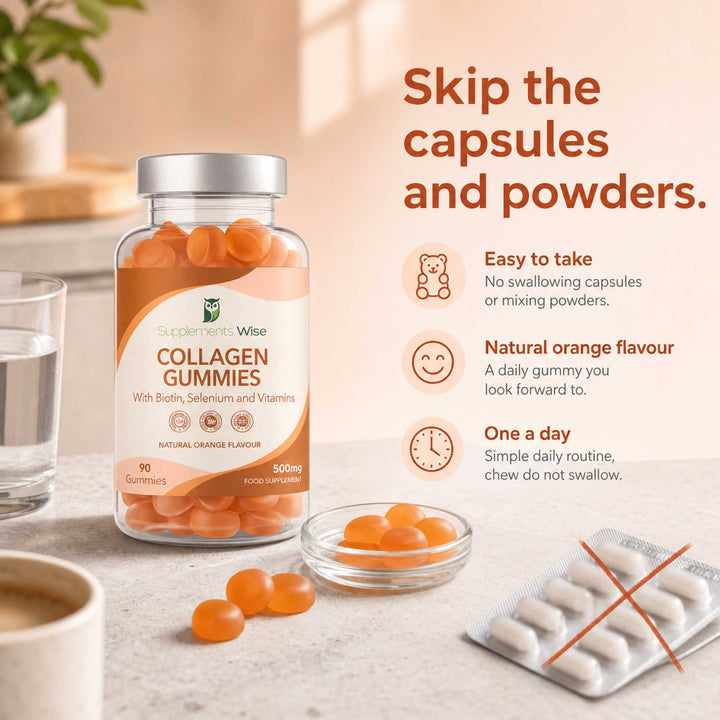 Collagen Complex 90 Gummies Natural Orange Flavour