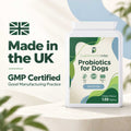 Probiotics for Dogs | Prebiotics & Digestive Enzymes | 120 Tablets