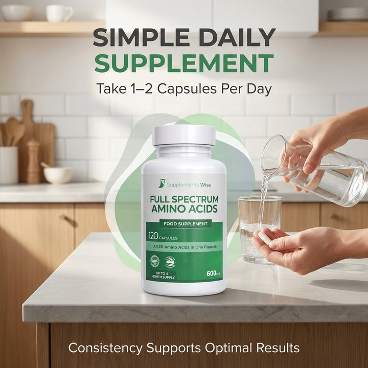 Full Spectrum Amino Acid Complex - 120 Capsules