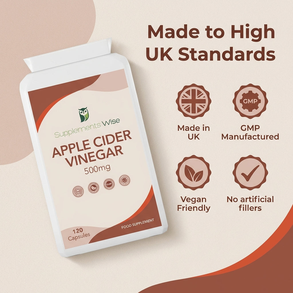 Apple Cider Vinegar Capsules 500mg x 120