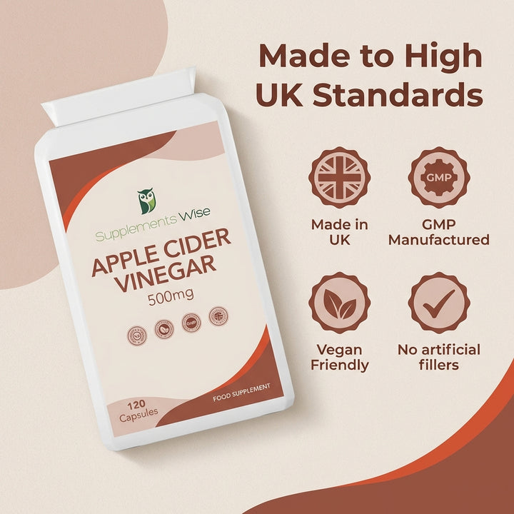Apple Cider Vinegar Capsules 500mg x 120