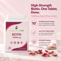 Biotin 10,000mcg Tablets | 120 Vegan Tablets | 4-Month Supply | UK Made