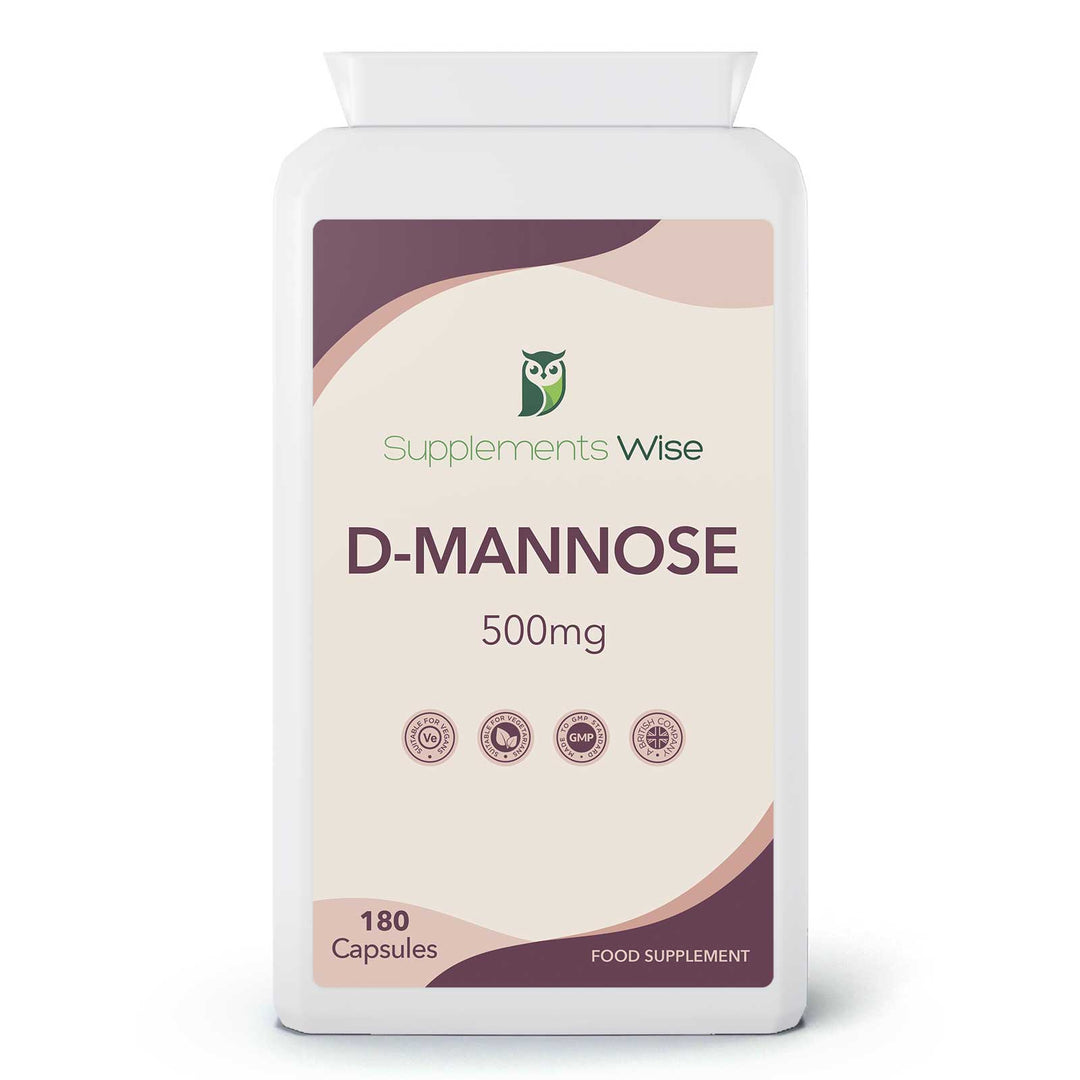 D-Mannose Capsules 180 x 500mg Value Pack