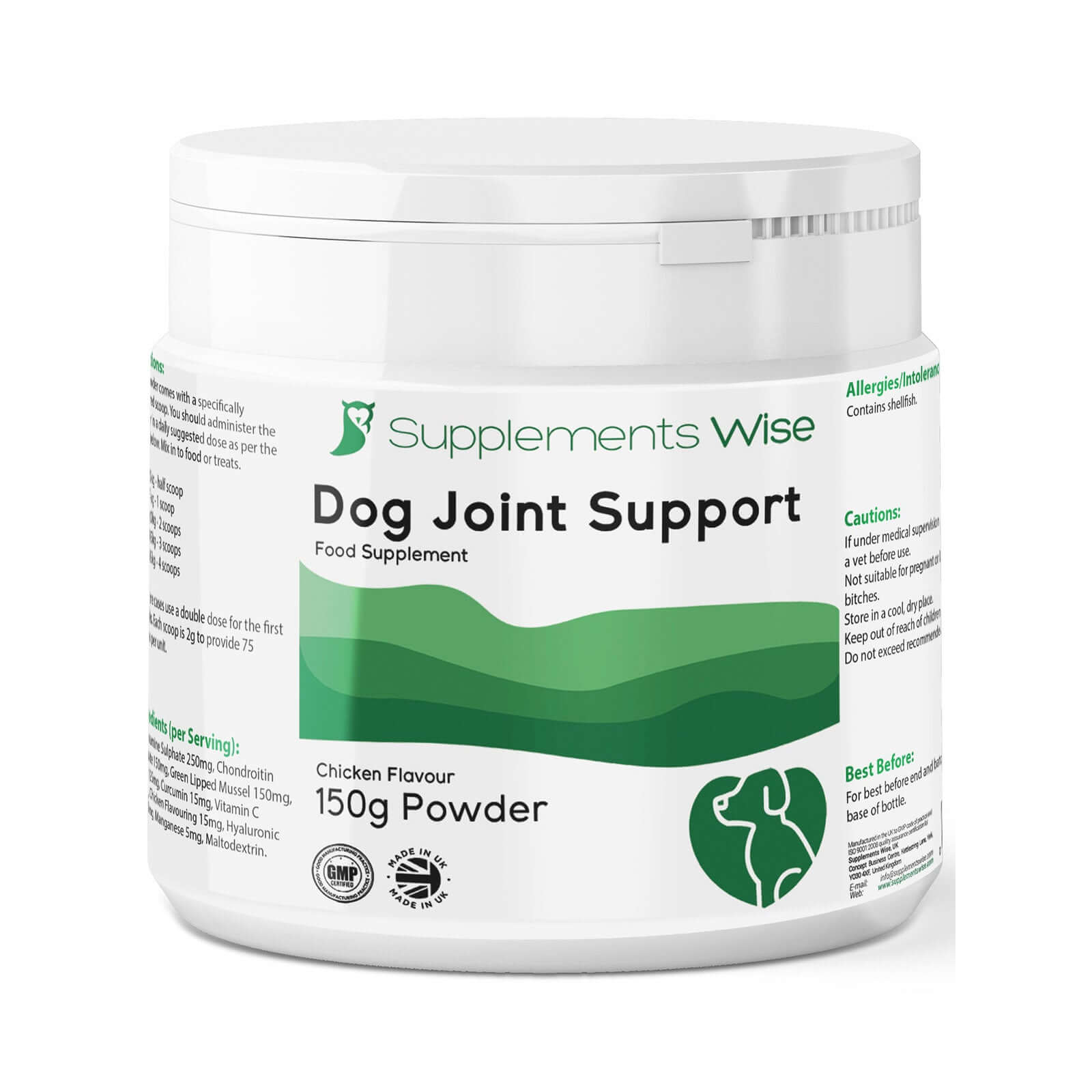 Dog Joint Support Powder 150g – Supplements Wise