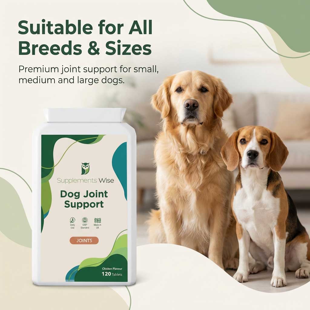 Dog Joint Support Tablets – Daily Joint Function Support | 120 Tablets