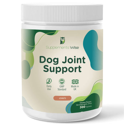 Dog Joint Support 300 Tablets with 7 Ingredients and Collagen