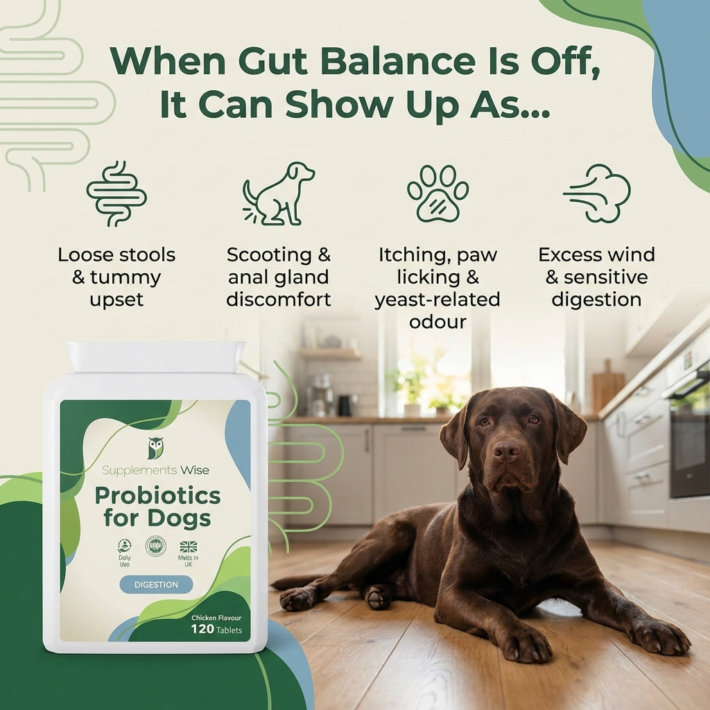 Probiotics For Dogs 120 Chicken Flavour Tablets