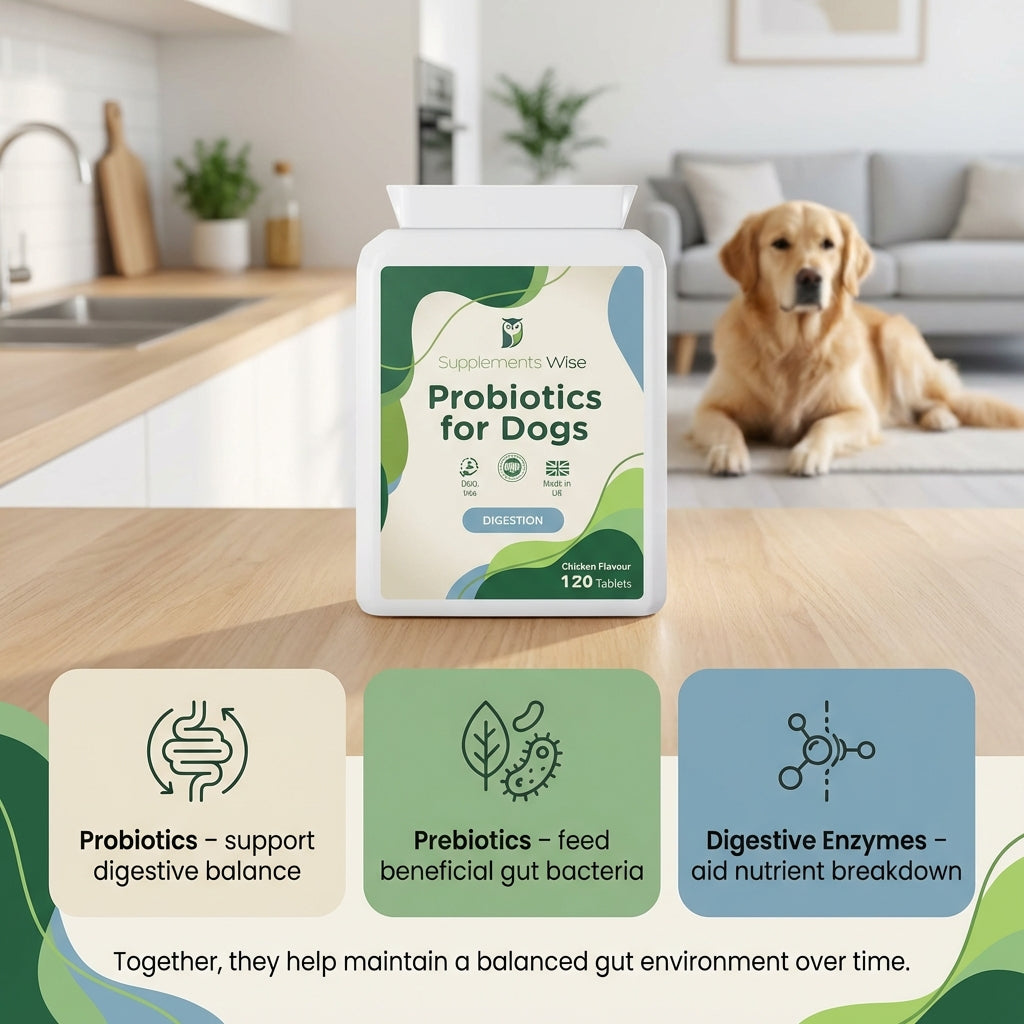 Probiotics For Dogs 120 Chicken Flavour Tablets