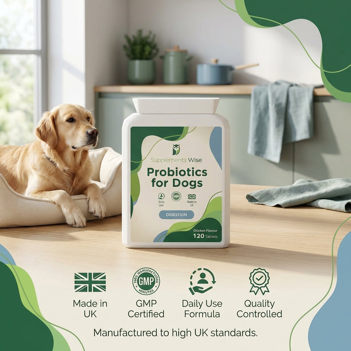 Probiotics For Dogs 120 Chicken Flavour Tablets