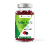 Folic Acid Gummies - 400µg | 120 | Natural Berry Flavour