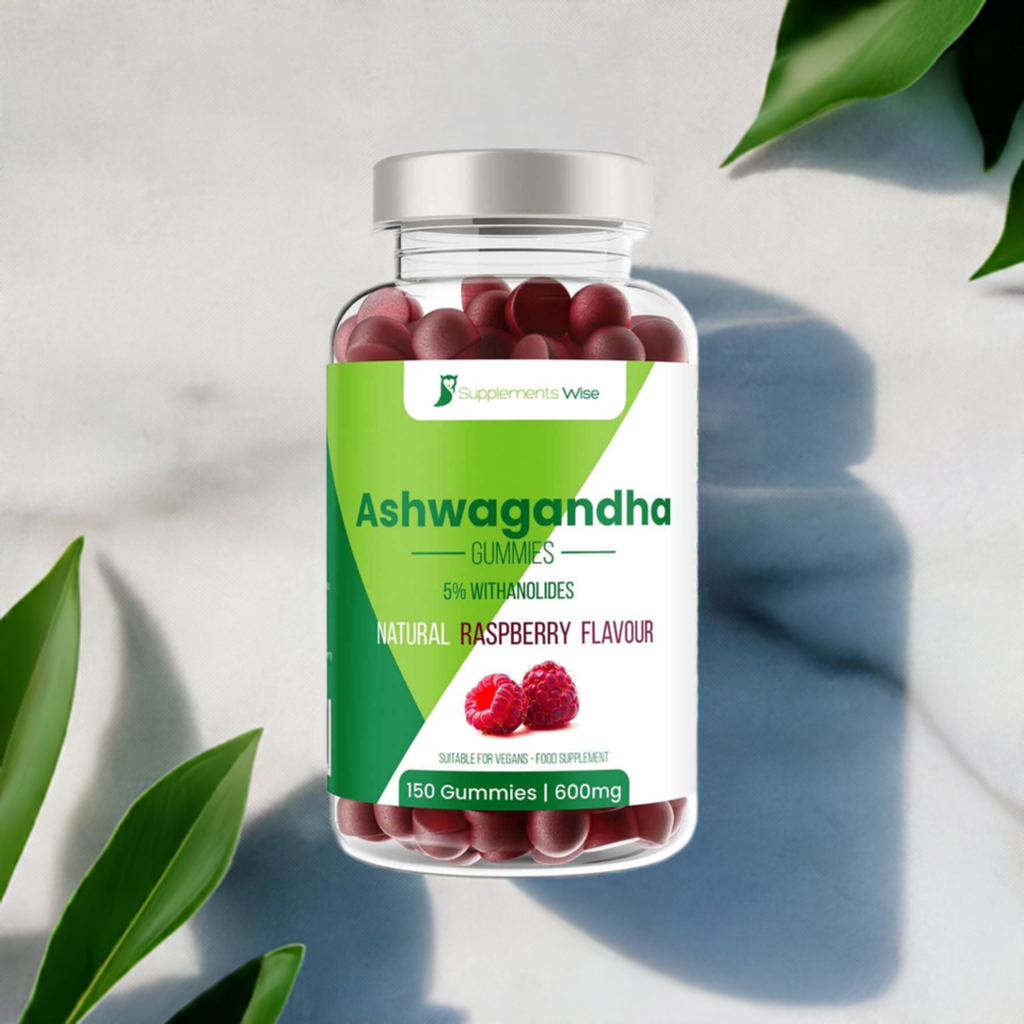 Ashwagandha Gummies 150 x 600mg Natural Raspberry Flavour