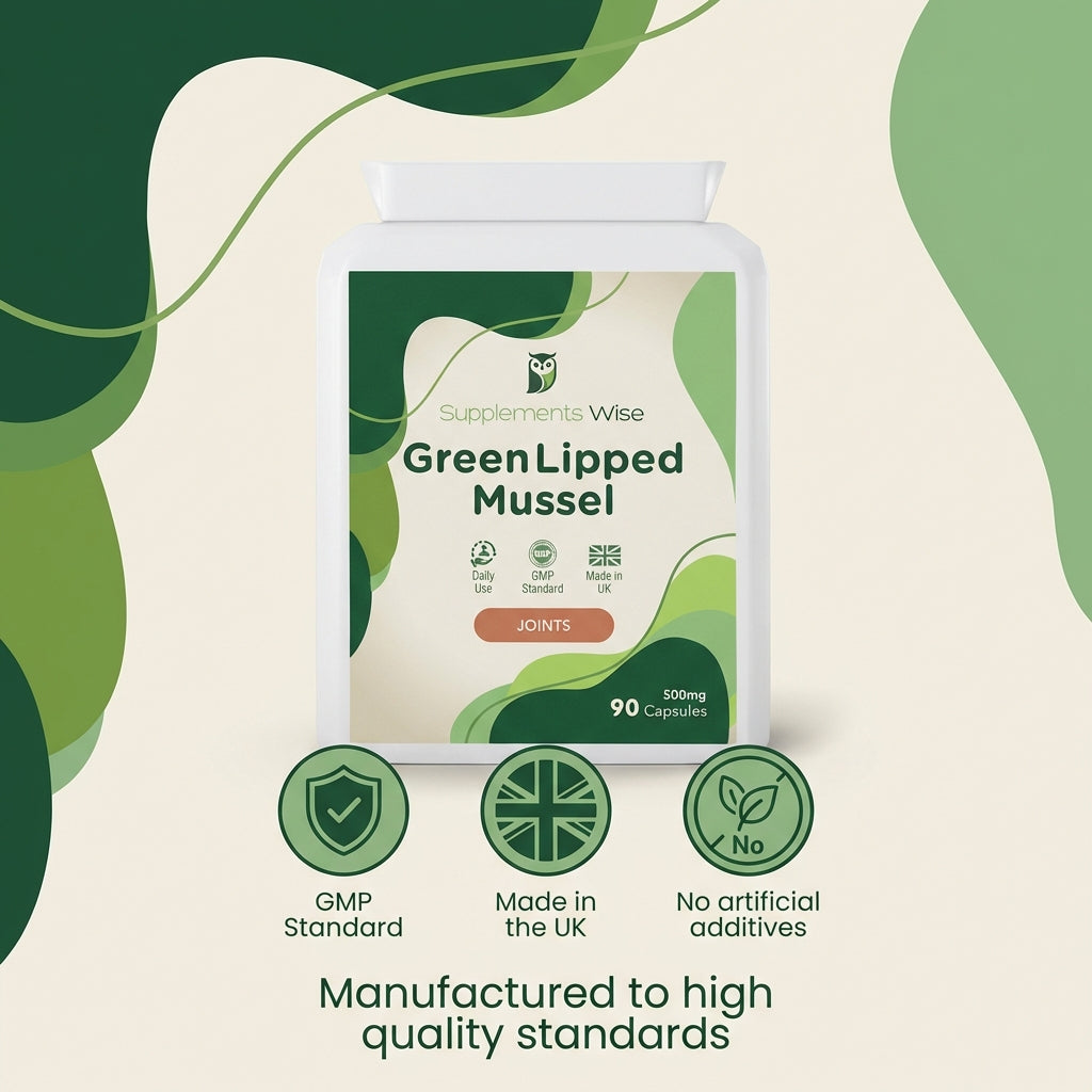 Green Lipped Mussel Capsules 90 x 500mg