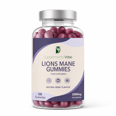 Lion's Mane Gummies 120 Natural Berry Flavour