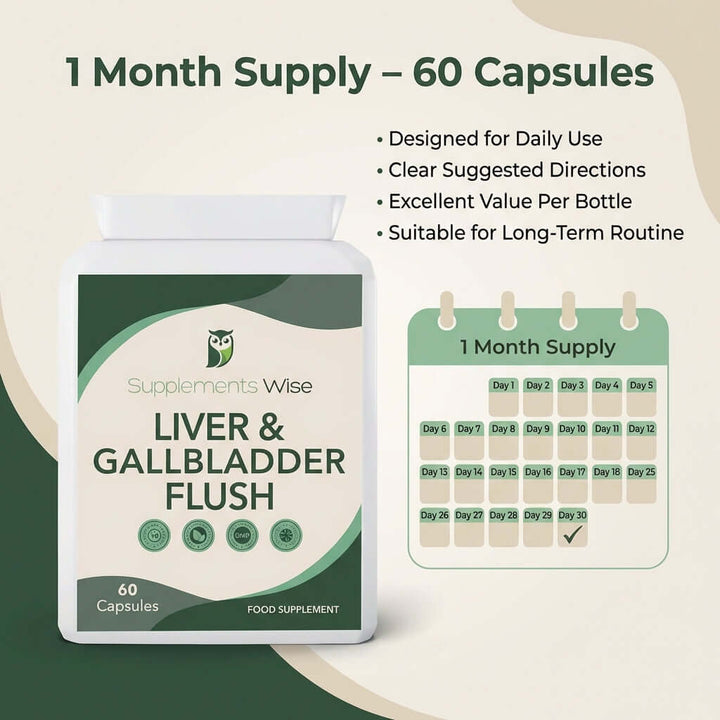 Liver and Gallbadder Flush 60 Capsules
