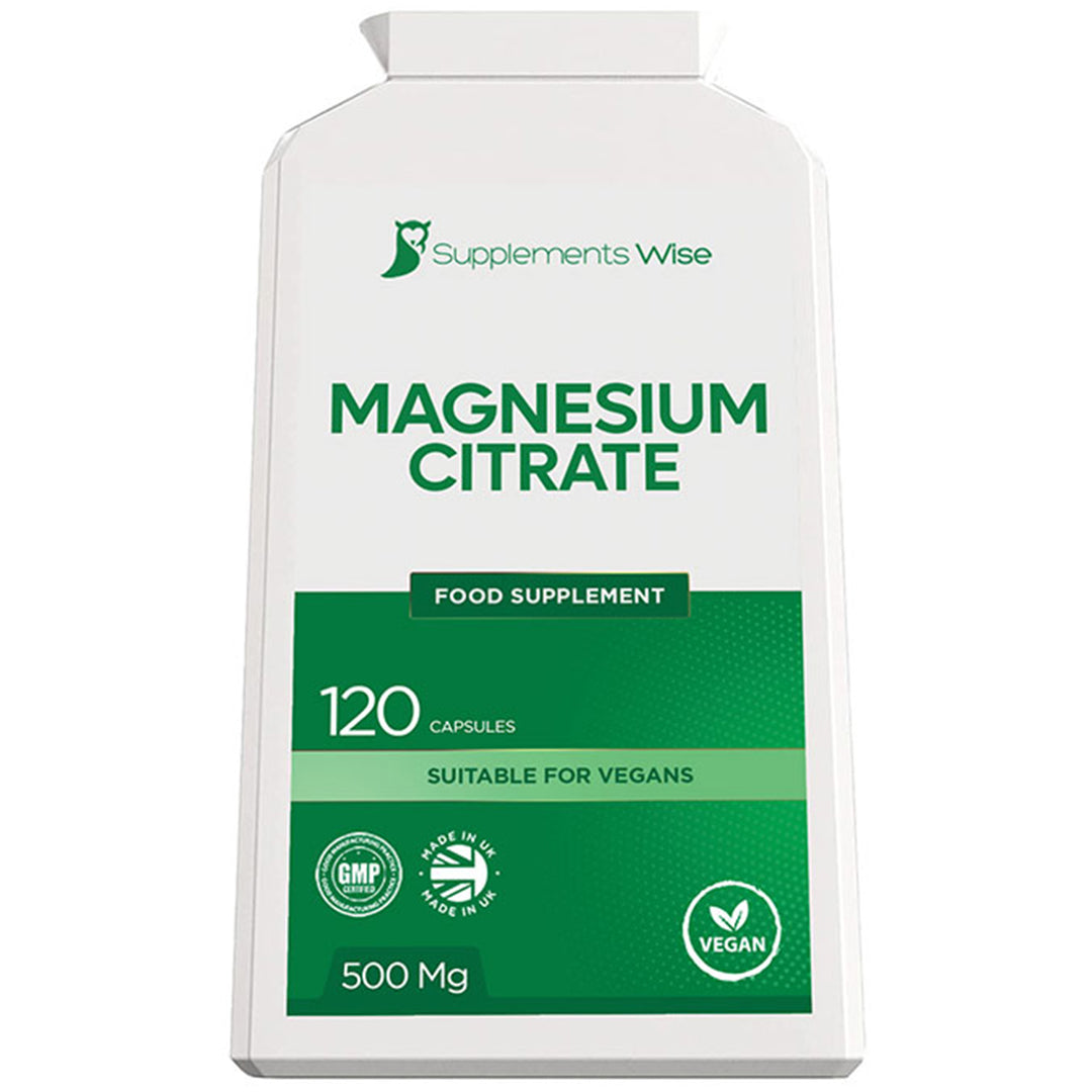 Magnesium Citrate 500mg Capsules x 120