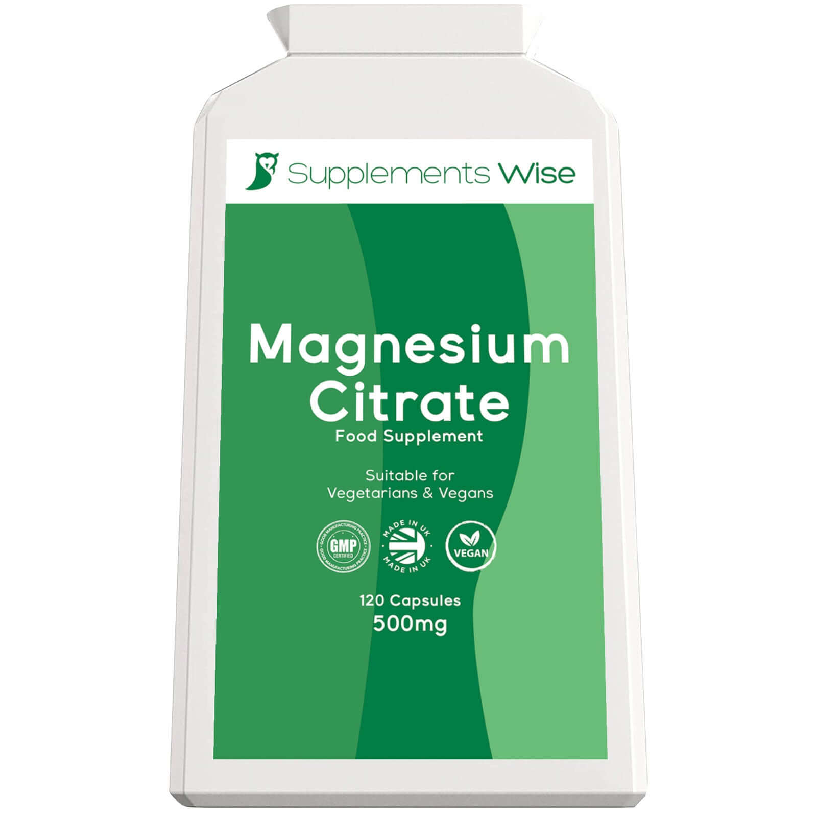 Magnesium Citrate 500mg Capsules X 120