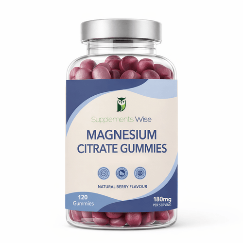 Magnesium Citrate Gummies | 120 | Natural Berry Flavour
