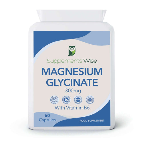 Magnesium Glycinate with Vitamin B6 | 60 Vegan Capsules