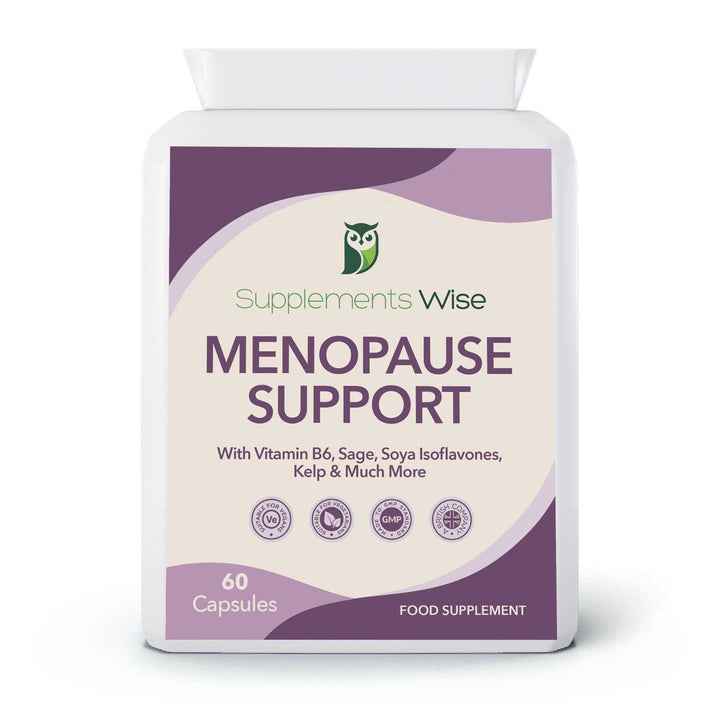 Menopause Support Capsules x 60 with Sage, Soy Isoflavones