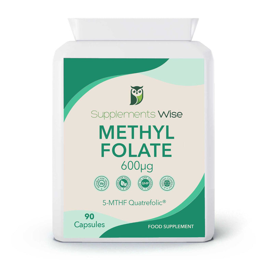 Methyl Folate 5-MTHF 600ug Quatrefolic