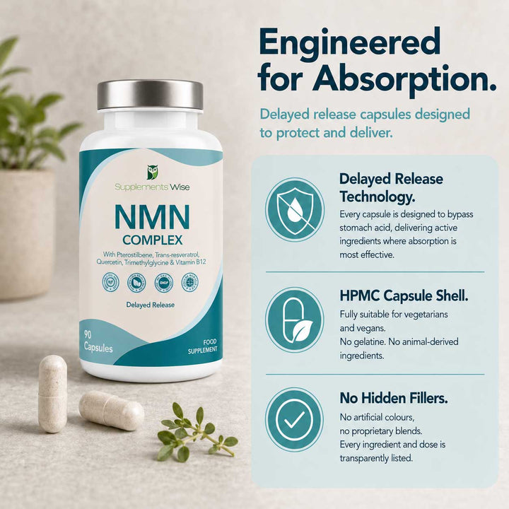 NMN Complex | 90 Delayed Release Capsules