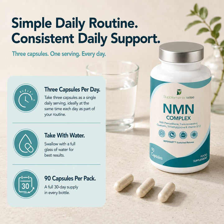 NMN Complex with Resveratrol | 90 Delayed Release Capsules