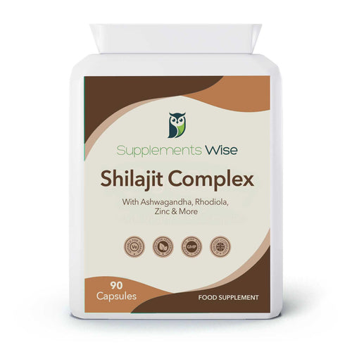 Shilajit Complex | With Ashwagandha & Rhodiola | Energy & Immune Support | 90 Capsules