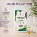 Omega 3 for Dogs & Cats | 120 x 1000mg Fish Oil Softgels | UK Made