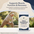 Triple Magnesium Complex 120 Capsules | 3 Forms with Vitamin B6 | UK Made