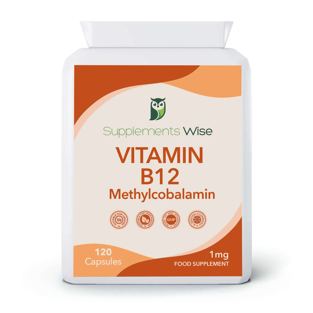 Vitamin B12 Capsules 120 x 1mg | Methylcobalamin